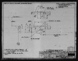 Manufacturer's drawing for North American Aviation B-25 Mitchell Bomber. Drawing number 98-61161