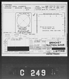 Manufacturer's drawing for Boeing Aircraft Corporation B-17 Flying Fortress. Drawing number 1-27749