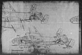Manufacturer's drawing for North American Aviation B-25 Mitchell Bomber. Drawing number 108-00025