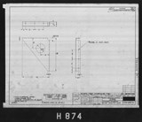 Manufacturer's drawing for North American Aviation B-25 Mitchell Bomber. Drawing number 108-54075