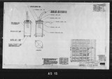 Manufacturer's drawing for North American Aviation B-25 Mitchell Bomber. Drawing number 98-54465