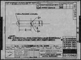 Manufacturer's drawing for North American Aviation B-25 Mitchell Bomber. Drawing number 62-73545