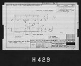 Manufacturer's drawing for North American Aviation B-25 Mitchell Bomber. Drawing number 98-61156