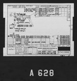 Manufacturer's drawing for North American Aviation B-25 Mitchell Bomber. Drawing number 62A-53889