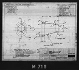 Manufacturer's drawing for North American Aviation B-25 Mitchell Bomber. Drawing number 98-61326