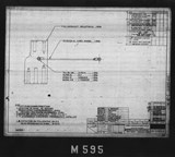 Manufacturer's drawing for North American Aviation B-25 Mitchell Bomber. Drawing number 98-54059