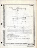 Manufacturer's drawing for Generic Parts - Aviation Standards. Drawing number an254