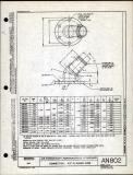 Manufacturer's drawing for Generic Parts - Aviation Standards. Drawing number an802