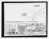 Manufacturer's drawing for Beechcraft AT-10 Wichita - Private. Drawing number 105425