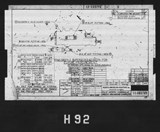 Manufacturer's drawing for North American Aviation B-25 Mitchell Bomber. Drawing number 98-580740
