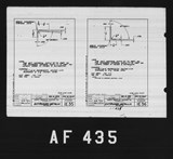 Manufacturer's drawing for North American Aviation B-25 Mitchell Bomber. Drawing number 1e36