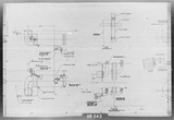 Manufacturer's drawing for North American Aviation B-25 Mitchell Bomber. Drawing number 98-53411