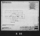 Manufacturer's drawing for North American Aviation B-25 Mitchell Bomber. Drawing number 98-730113