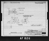 Manufacturer's drawing for North American Aviation B-25 Mitchell Bomber. Drawing number 98-73298