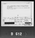 Manufacturer's drawing for Boeing Aircraft Corporation B-17 Flying Fortress. Drawing number 1-21967