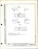 Manufacturer's drawing for Generic Parts - Aviation Standards. Drawing number an6046