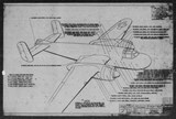 Manufacturer's drawing for North American Aviation B-25 Mitchell Bomber. Drawing number 98-58001