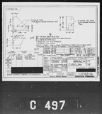 Manufacturer's drawing for Boeing Aircraft Corporation B-17 Flying Fortress. Drawing number 1-29216