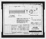 Manufacturer's drawing for Boeing Aircraft Corporation B-17 Flying Fortress. Drawing number 41-6304