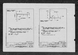 Manufacturer's drawing for North American Aviation B-25 Mitchell Bomber. Drawing number 1E35 1E36