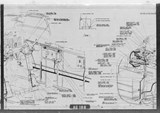 Manufacturer's drawing for North American Aviation B-25 Mitchell Bomber. Drawing number 108-545007