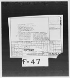 Manufacturer's drawing for Chance Vought F4U Corsair. Drawing number 34068