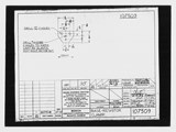 Manufacturer's drawing for Beechcraft AT-10 Wichita - Private. Drawing number 107509