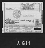 Manufacturer's drawing for North American Aviation B-25 Mitchell Bomber. Drawing number 62A-47051