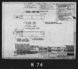 Manufacturer's drawing for North American Aviation B-25 Mitchell Bomber. Drawing number 98-71137
