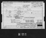 Manufacturer's drawing for North American Aviation B-25 Mitchell Bomber. Drawing number 98-58175