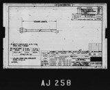 Manufacturer's drawing for North American Aviation B-25 Mitchell Bomber. Drawing number 108-588199