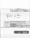 Manufacturer's drawing for Bell Aircraft P-39 Airacobra. Drawing number 33-741-097