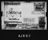 Manufacturer's drawing for North American Aviation B-25 Mitchell Bomber. Drawing number 98-44027