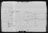 Manufacturer's drawing for North American Aviation B-25 Mitchell Bomber. Drawing number 98-73021