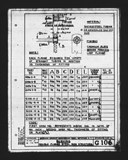 Manufacturer's drawing for Grumman Aerospace Corporation F6F Hellcat. Drawing number G106