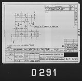 Manufacturer's drawing for North American Aviation P-51 Mustang. Drawing number 102-310266