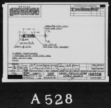 Manufacturer's drawing for Lockheed Corporation P-38 Lightning. Drawing number 198358