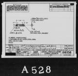 Manufacturer's drawing for Lockheed Corporation P-38 Lightning. Drawing number 198358