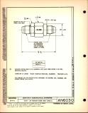 Manufacturer's drawing for Generic Parts - Aviation Standards. Drawing number an6030