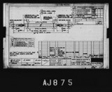 Manufacturer's drawing for North American Aviation B-25 Mitchell Bomber. Drawing number 98-42285