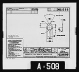 Manufacturer's drawing for Packard Packard Merlin V-1650. Drawing number 621599