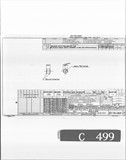 Manufacturer's drawing for Bell Aircraft P-39 Airacobra. Drawing number 33-741-068