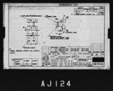 Manufacturer's drawing for North American Aviation B-25 Mitchell Bomber. Drawing number 108-34595