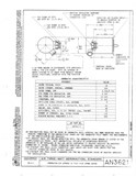 Manufacturer's drawing for Generic Parts - Aviation General Manuals. Drawing number AN3621