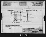 Manufacturer's drawing for North American Aviation B-25 Mitchell Bomber. Drawing number 98-53488