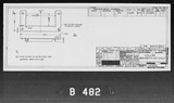 Manufacturer's drawing for Boeing Aircraft Corporation B-17 Flying Fortress. Drawing number 1-21365