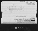 Manufacturer's drawing for North American Aviation B-25 Mitchell Bomber. Drawing number 98-58626