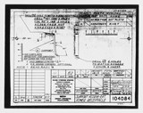 Manufacturer's drawing for Beechcraft AT-10 Wichita - Private. Drawing number 104084