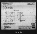 Manufacturer's drawing for North American Aviation B-25 Mitchell Bomber. Drawing number 98-51152
