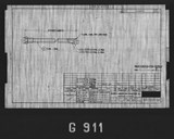 Manufacturer's drawing for North American Aviation B-25 Mitchell Bomber. Drawing number 98-538158